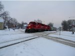 CP 2232 & CP 2208 in the Snow
